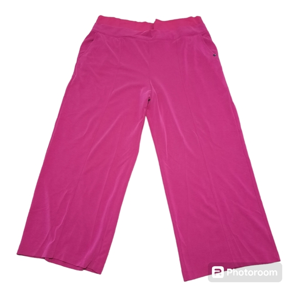 ATHLETA Alicia Keys (3X) Wide Leg Pant Fuscia - Picture 2 of 9